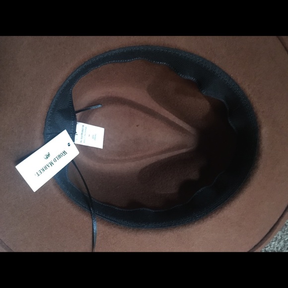 Caramel Wool Rancher Hat w/ Chocolate Ribbon - Picture 4 of 4
